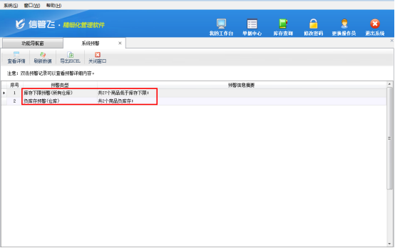進(jìn)銷存軟件如何設(shè)置軟件登錄自動(dòng)預(yù)警負(fù)庫(kù)存和庫(kù)存上下限？